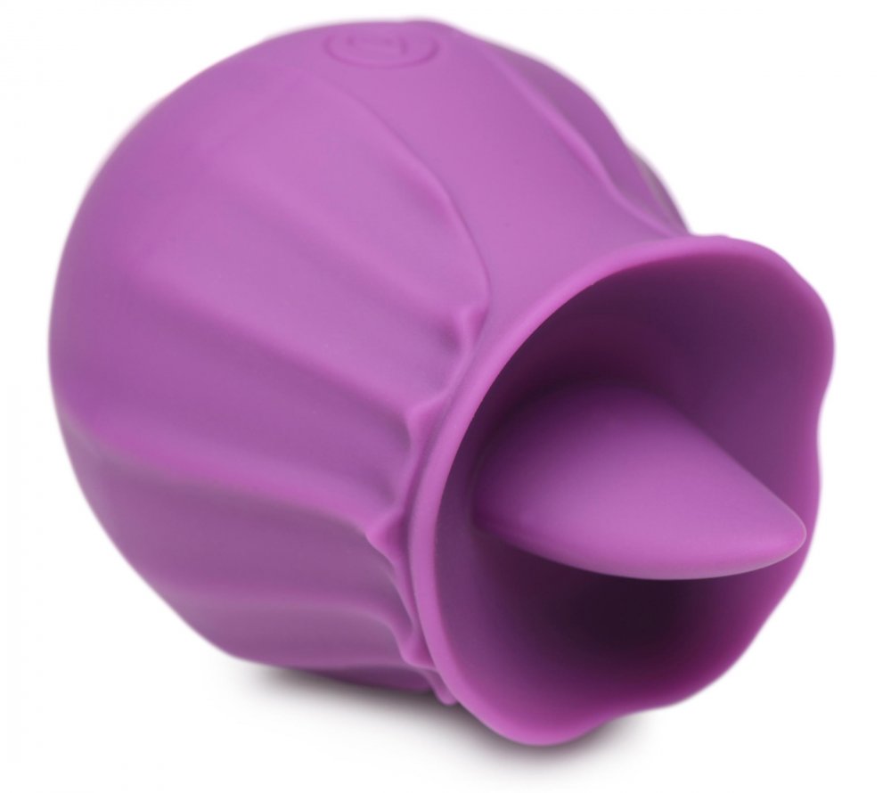 Bloomgasm Wild Violet 10X Silicone Clit Licking Stimulator - Purple - image 3