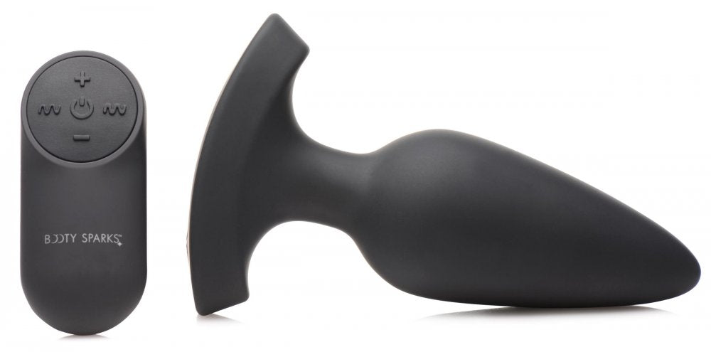 28X Laser Heart Silicone Anal Plug with Remote – Large - image 4