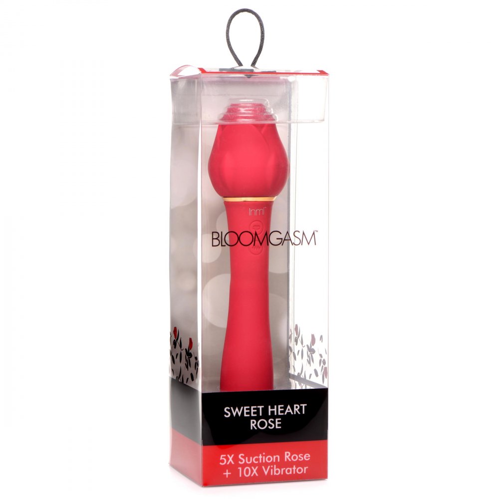 Bloomgasm Sweet Heart Rose Clit Suction Vibrator - image 9