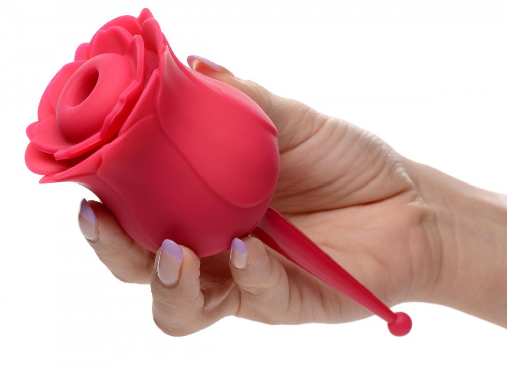 Bloomgasm Rose Buzz 7X Silicone Clit Stimulator and Vibrator - image 4