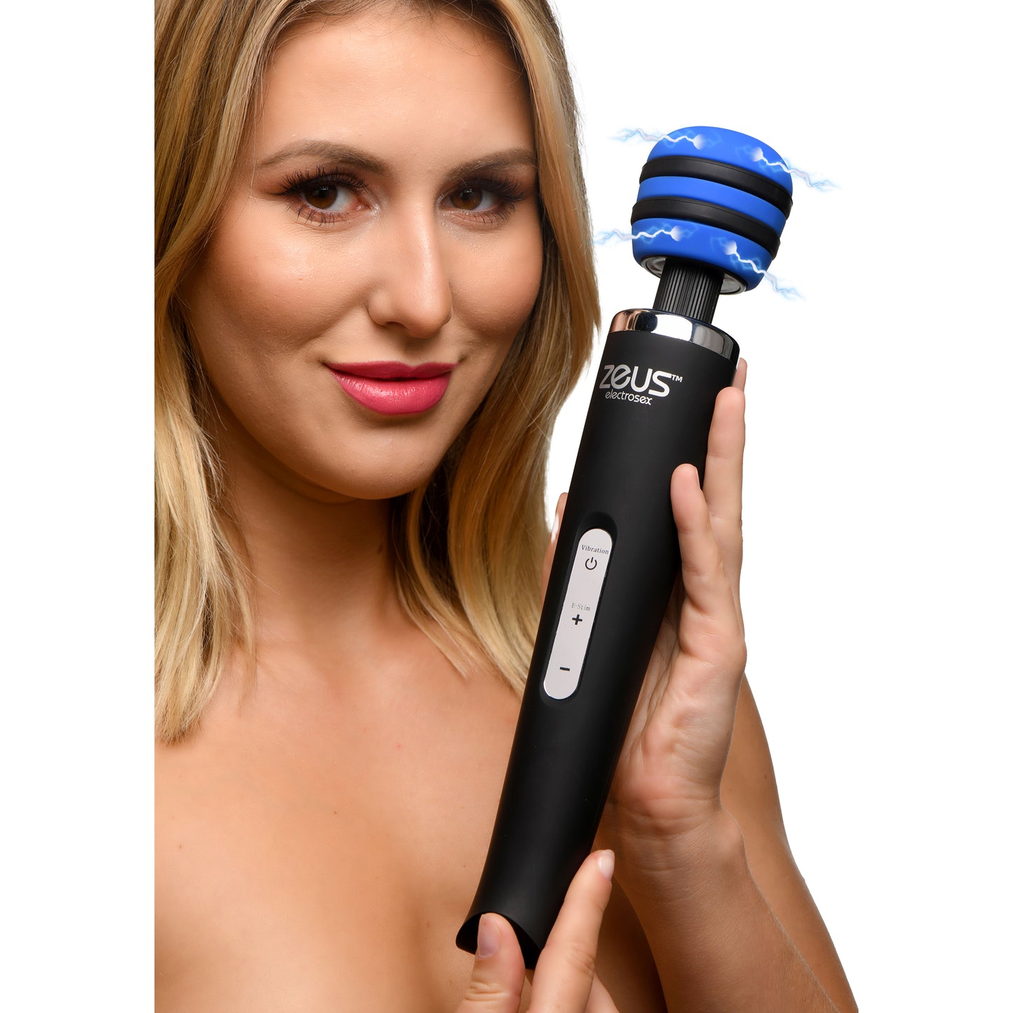 Blue-Arc E-Stim Vibrating Wand by Zeus Electrosex