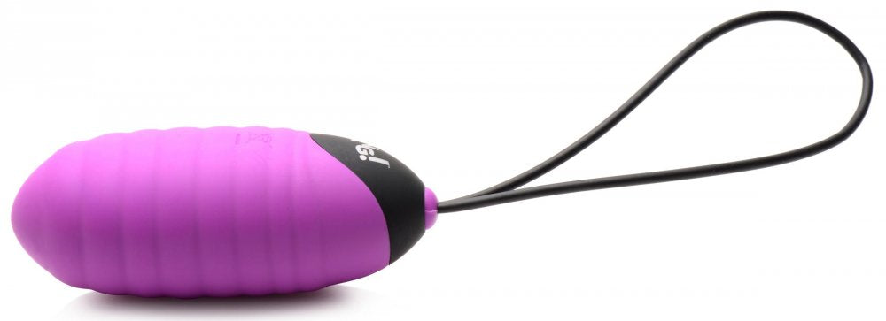 28X Ribbed Silicone Vibrating Egg with Remote Control - image 3