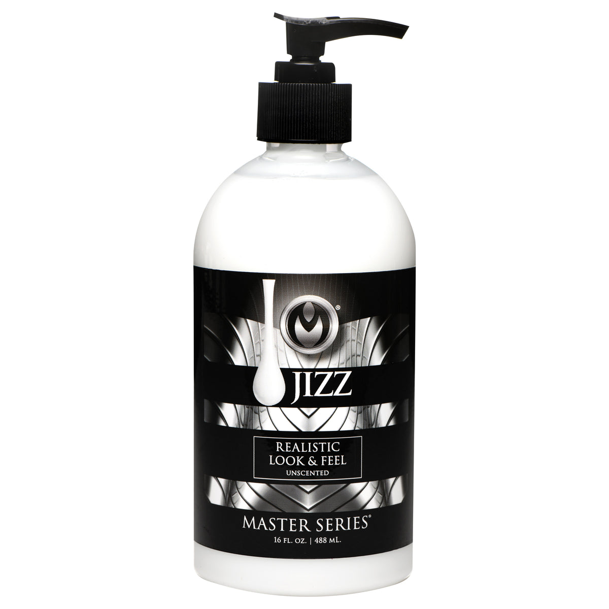 Master Series Jizz Unscented Water-Based Lube — 16 oz - MS-AH048-16OZ