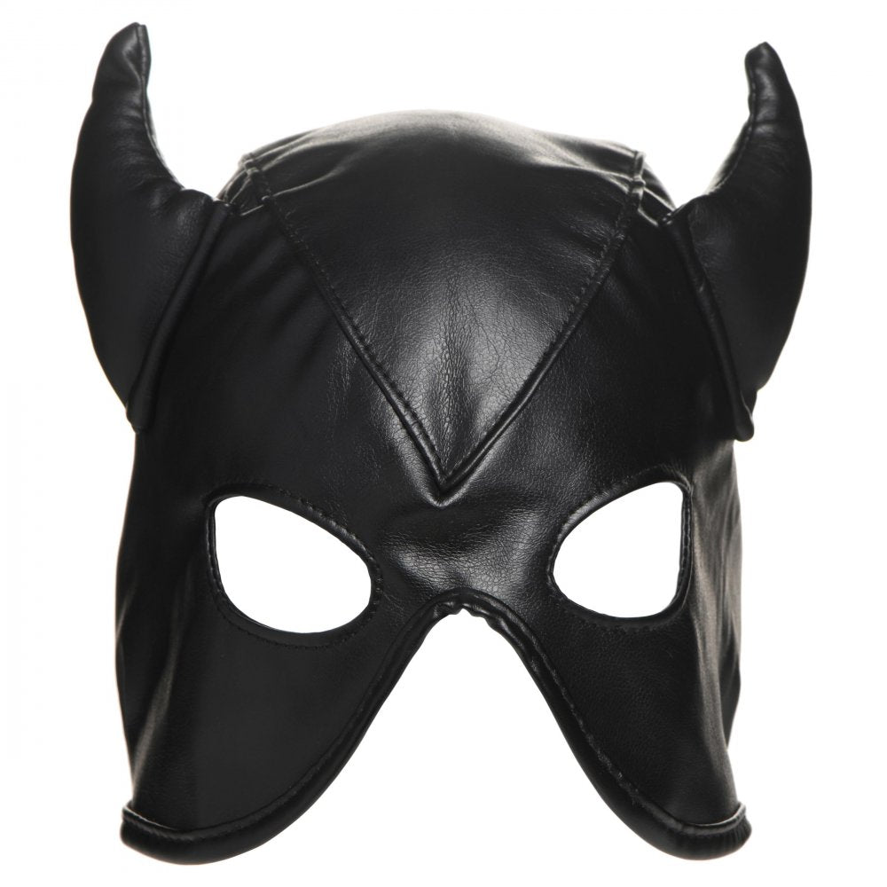 Fetish Hood with Horns - image 2