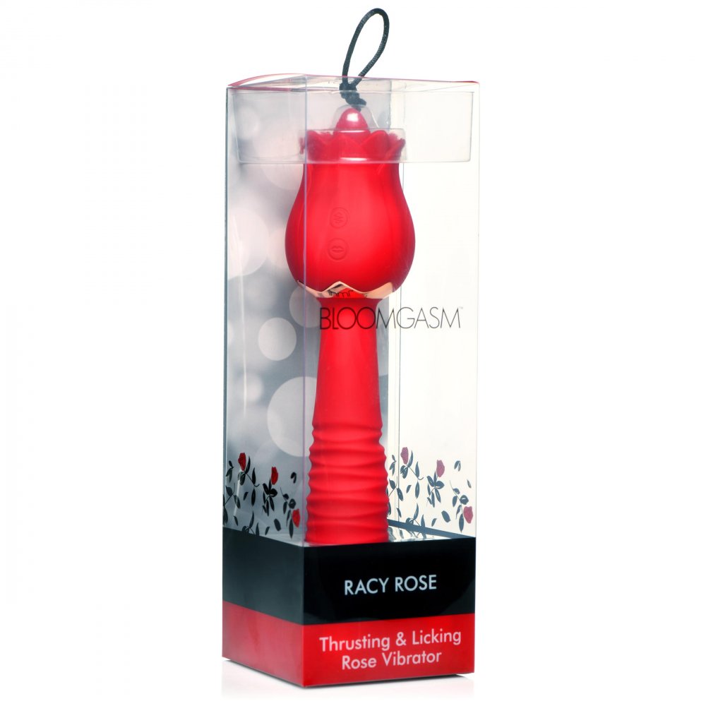 Racy Rose Thrusting and Licking Rose Vibrator - image 9