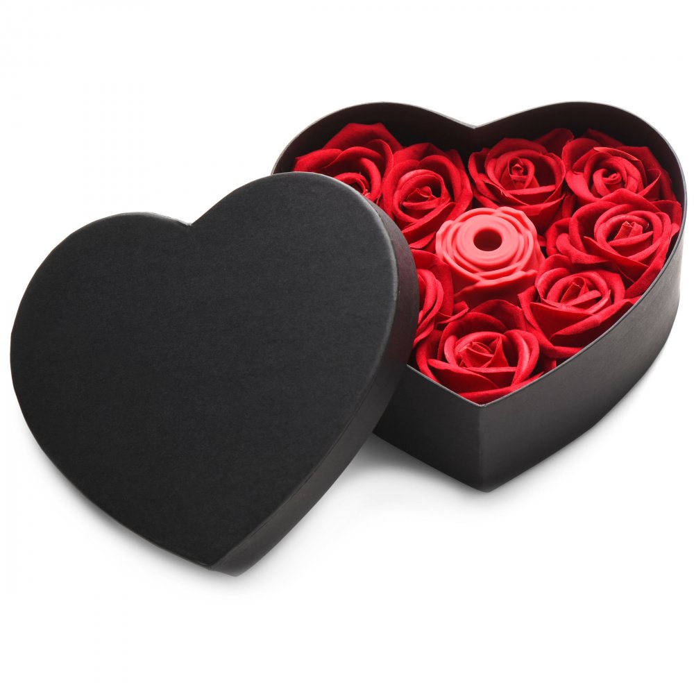 The Rose Lover's Gift Box 10X Clit Suction Rose - Red - image 4