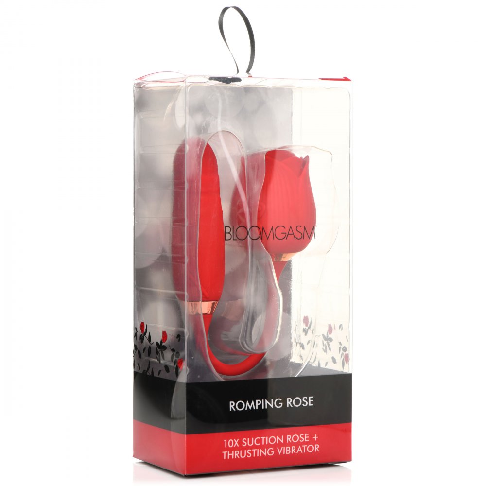 10X Romping Rose Suction and Thrusting Vibrator - image 13