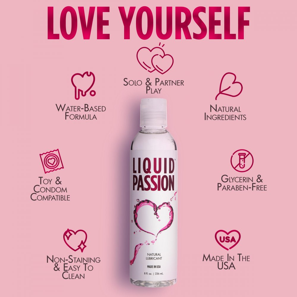 Liquid Passion Natural Lubricant - 8oz - image 6