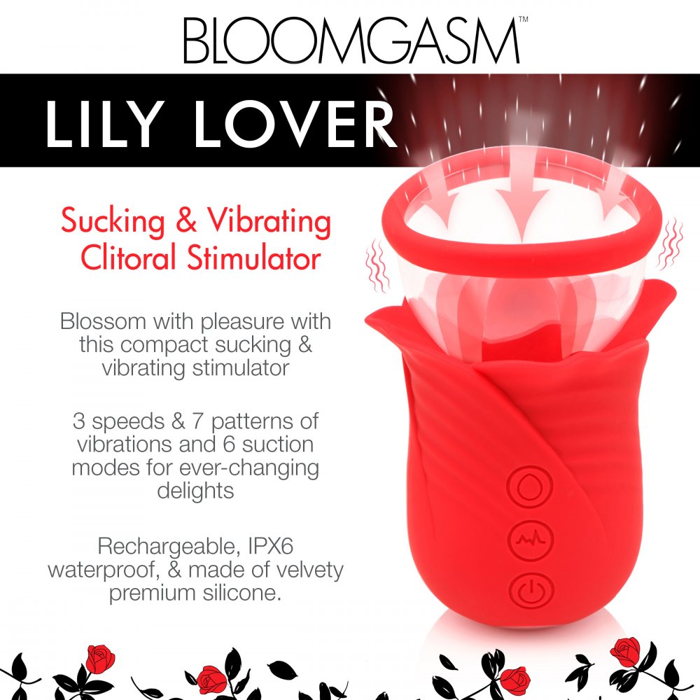 Lily Lover Sucking & Vibrating Clitoral Stimulator - image 2