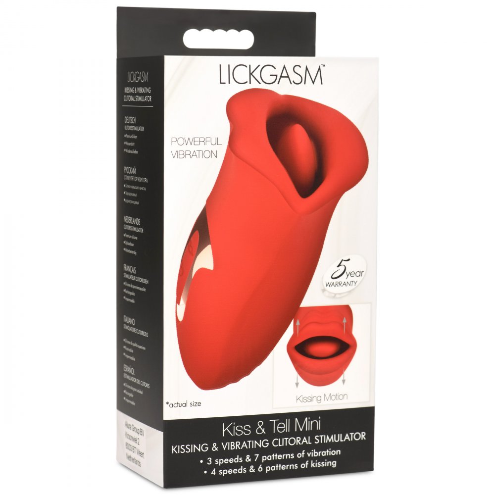 Kiss and Tell Mini Kissing and Vibrating Clitoral Stimulator - image 12