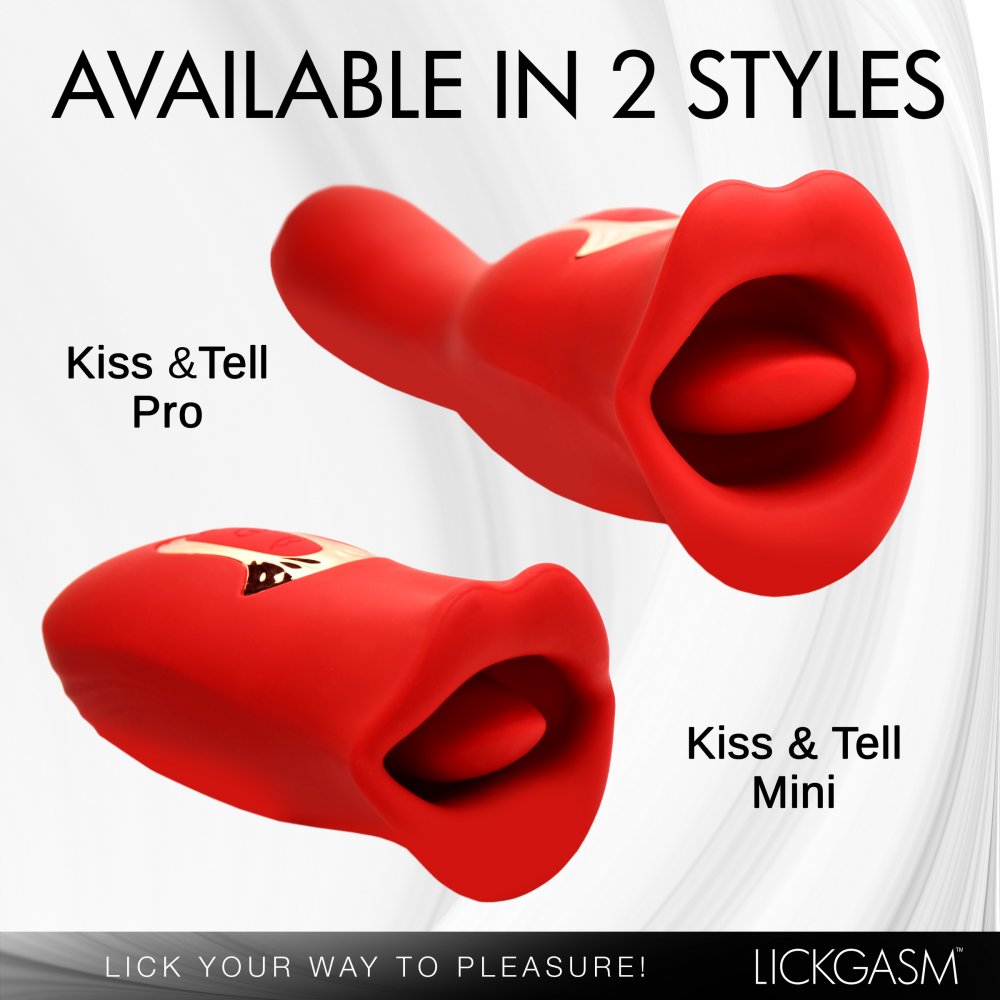 Kiss and Tell Mini Kissing and Vibrating Clitoral Stimulator - image 9