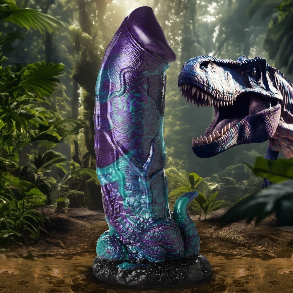 Dino-Dick Silicone Dildo - XL - image 1