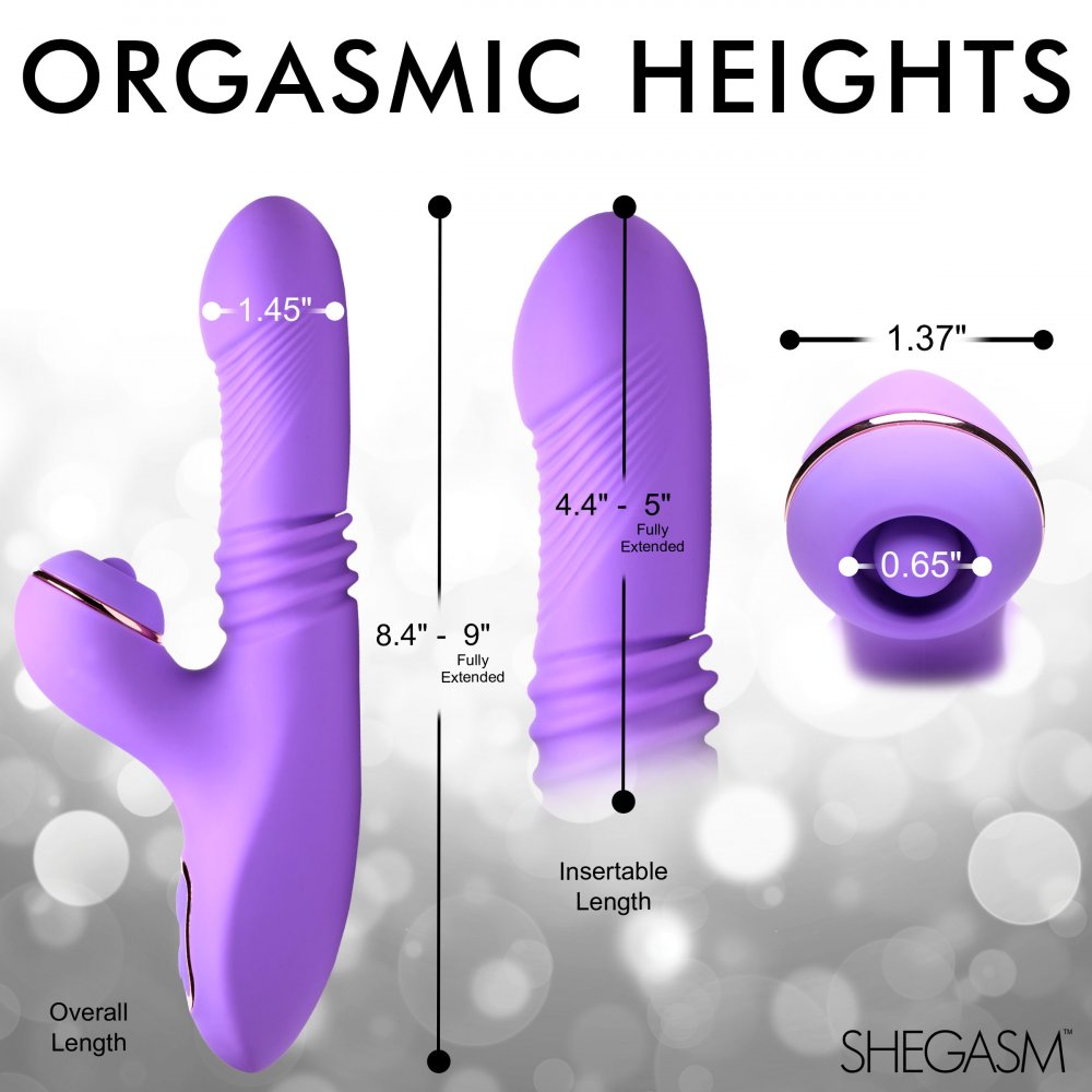 Pro-Thrust Max 14X Thrusting and Pulsing Silicone Rabbit - image 4