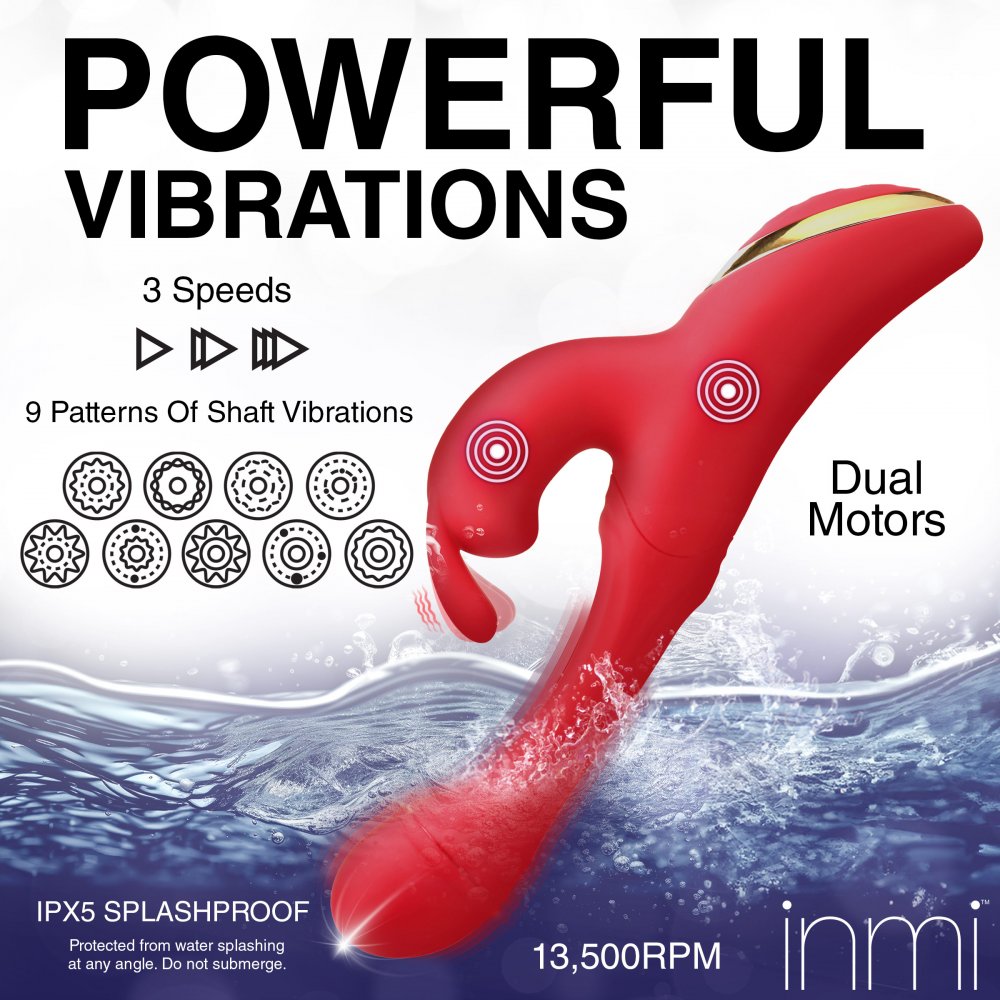 Flicking Silicone Rabbit Vibrator - image 3