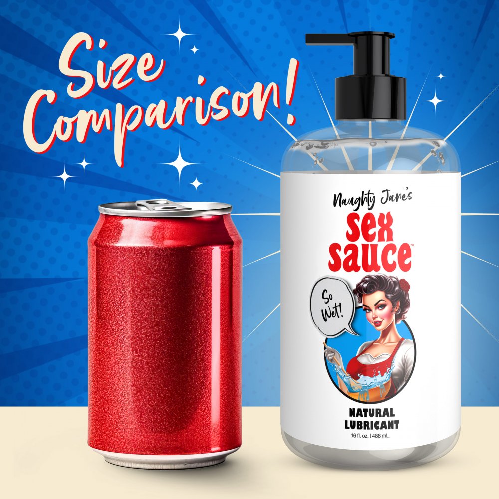 Naughty Jane's Sex Sauce Natural Lubricant - 16oz - image 7