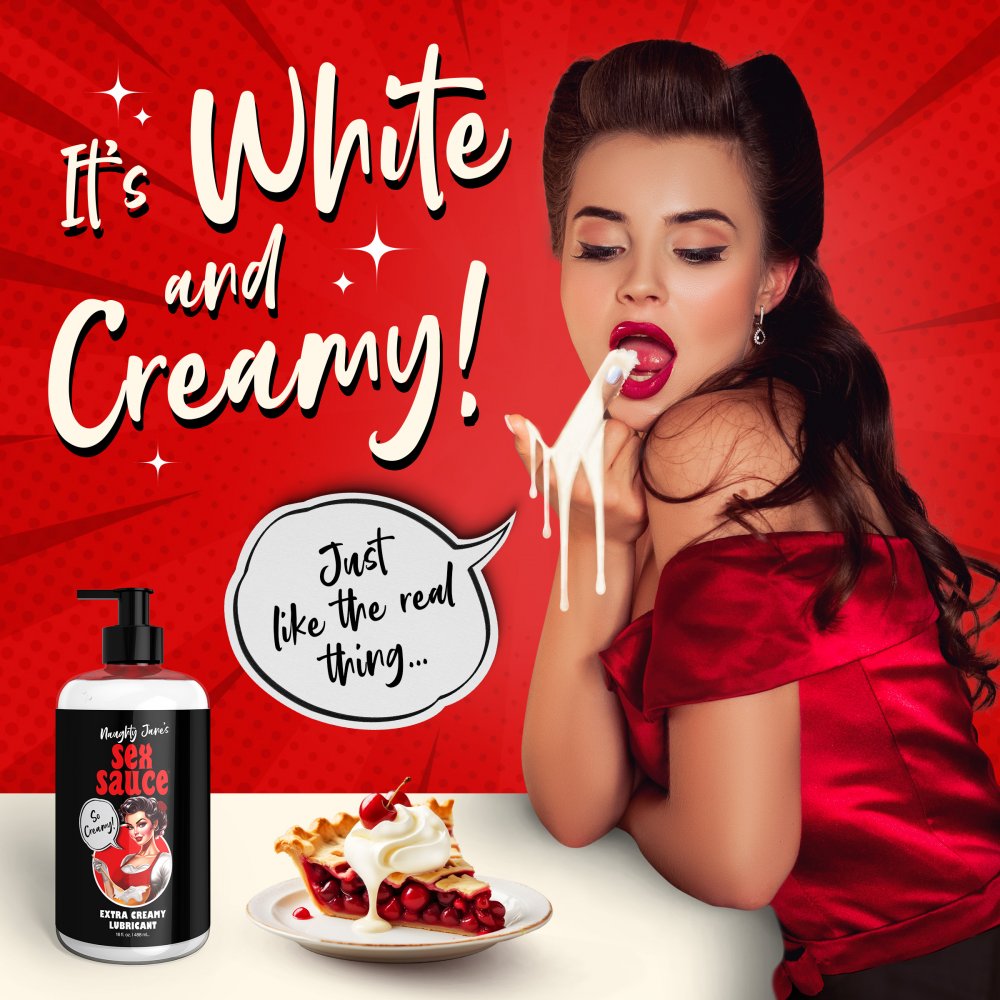 Naughty Jane's Sex Sauce Extra Creamy Lubricant - 16oz - image 3