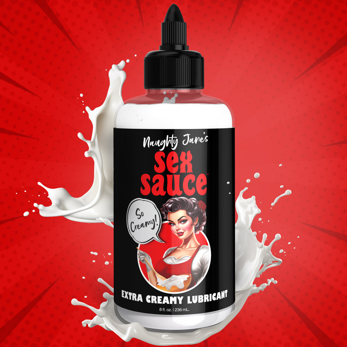 Naughty Jane's Sex Sauce Extra Creamy Lubricant — 16 fl. oz. - NJ-AH397-16OZ