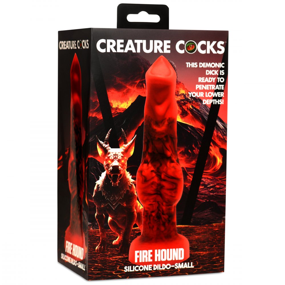 Fire Hound Silicone Dildo - Small - image 8