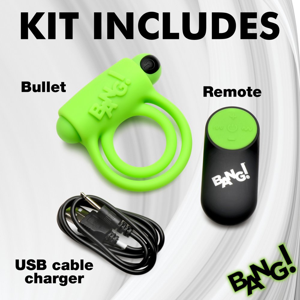 Glow-in-the-Dark Silicone Vibrating Cock Ring - image 7