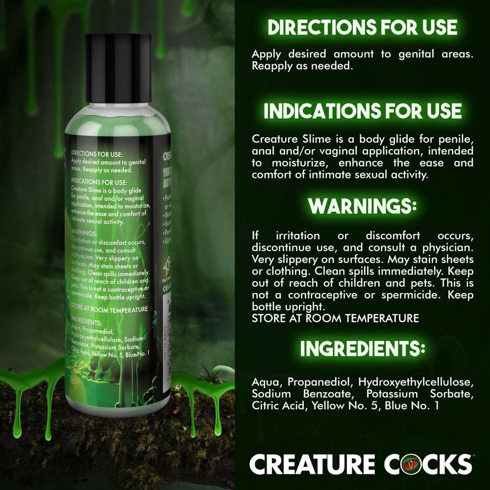 Green Creature Slime Water-Based Lubricant - 4oz - image 6