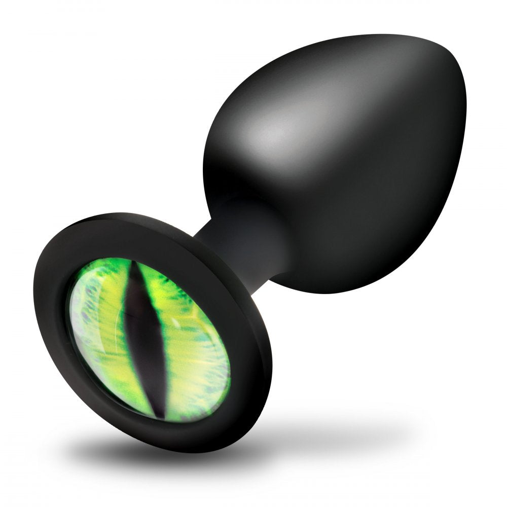 Creature Eye Green Eye Silicone Butt Plug - Medium - image 4
