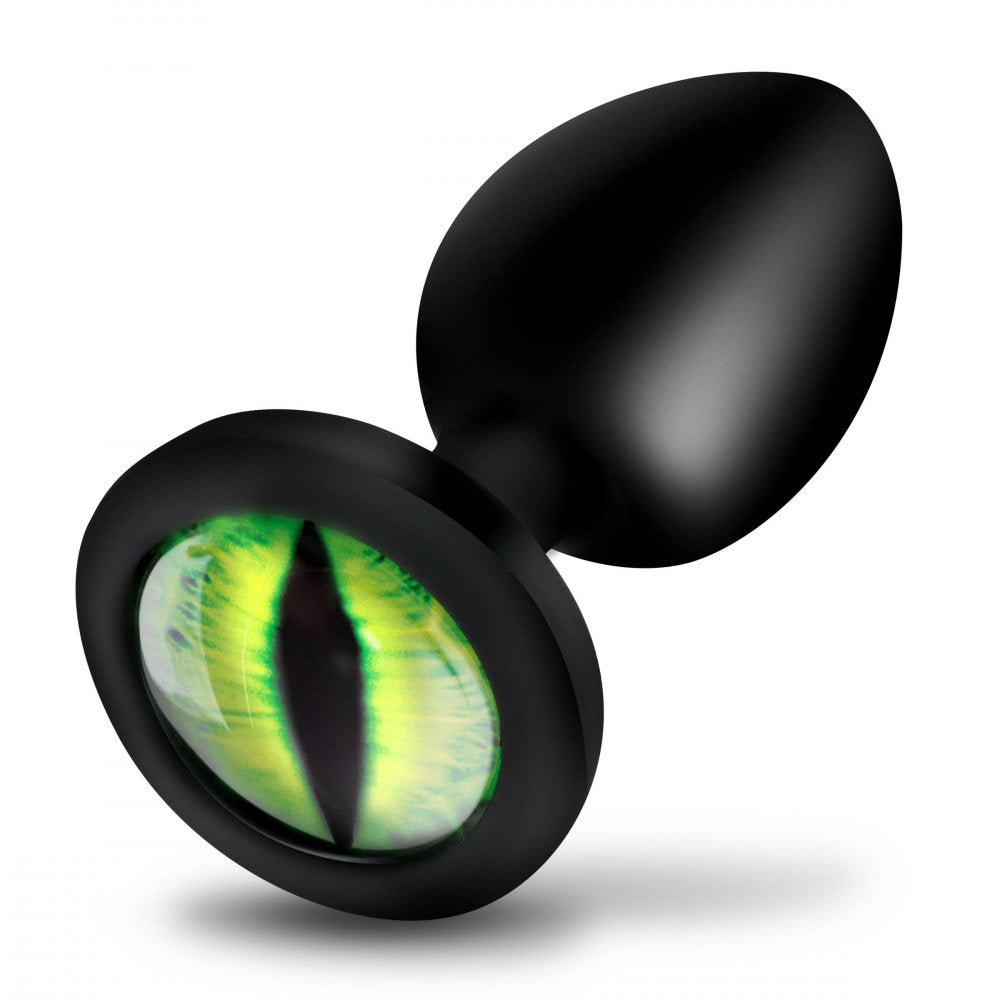 Creature Eye Green Eye Silicone Butt Plug - Small - image 4