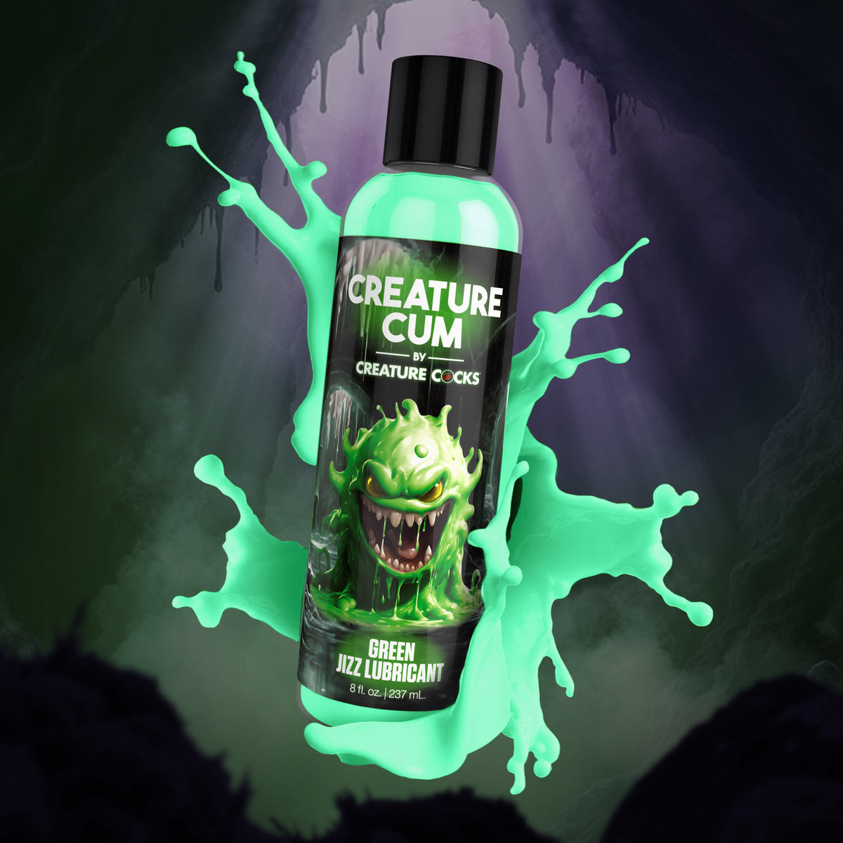 Creature Cocks Fantasy Lubricant (Green) — 8 fl. oz. - CC-AH798-8OZ