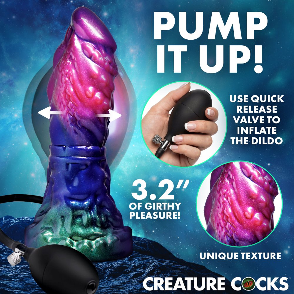 Gorge Inflatable Silicone Dildo - image 2