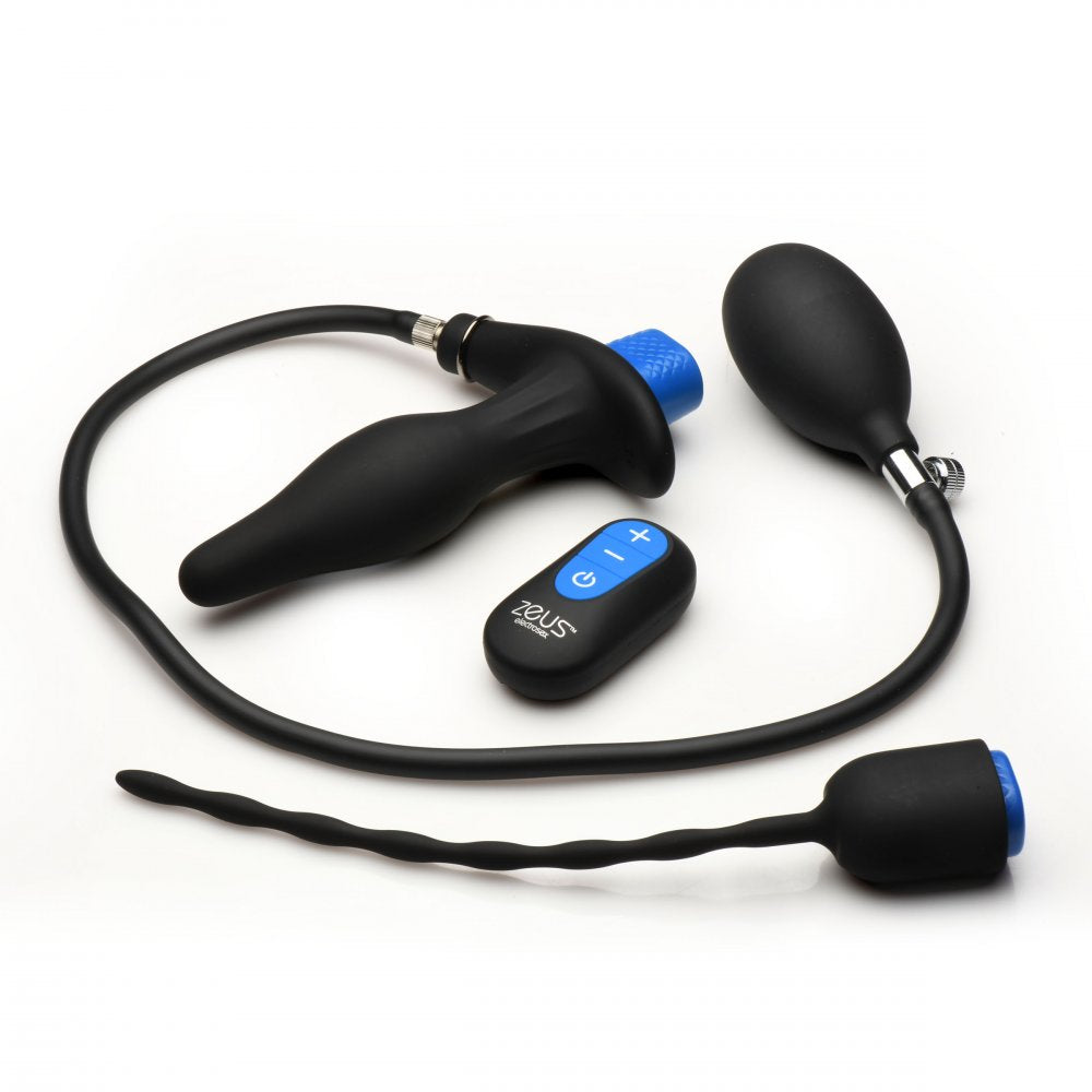 Inflatable Anal Plug and Urethral Sound E-Stim Kit - image 7