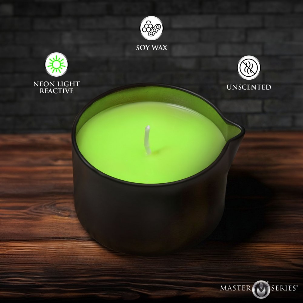 Wicked Wax Blacklight Reactive Drip Candle Set of 3 - image 4