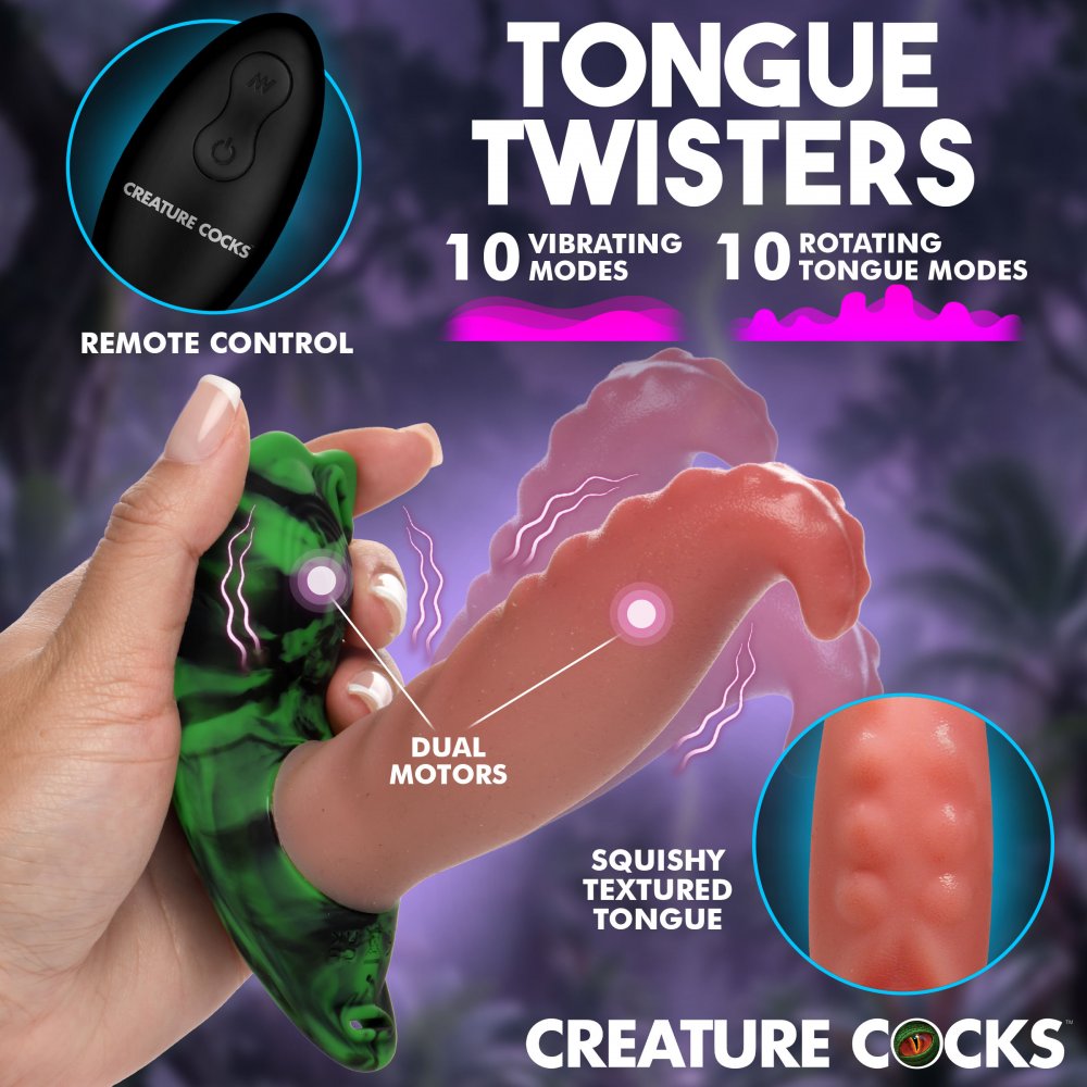 Tongue Twister Panty Vibe w/ Harness - image 2