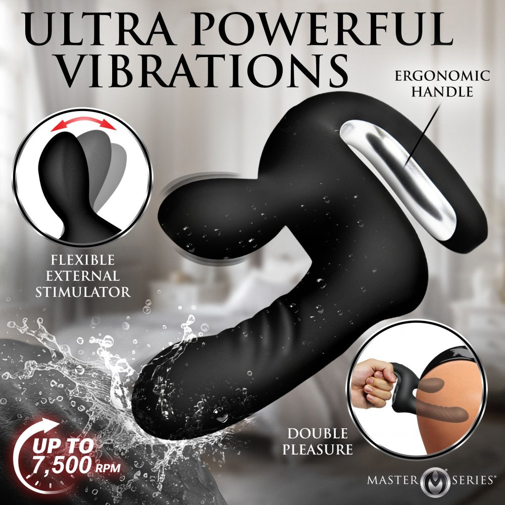 Thrust Pounder Thrusting Silicone Vibrator - image 3