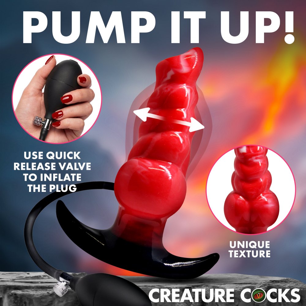 Blaze Inflatable Silicone Anal Plug - image 2