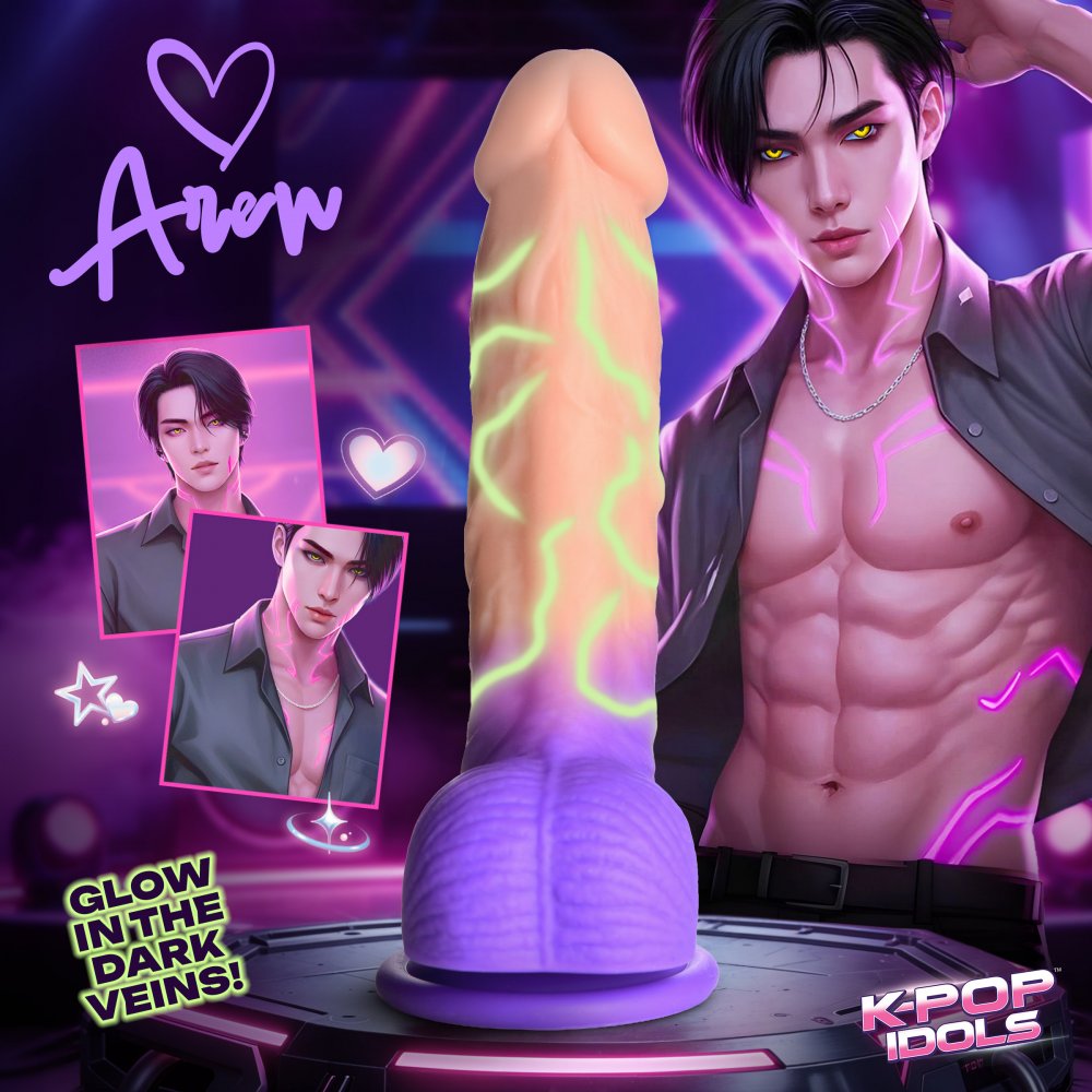 Aren Silicone Dildo with Balls - image 1