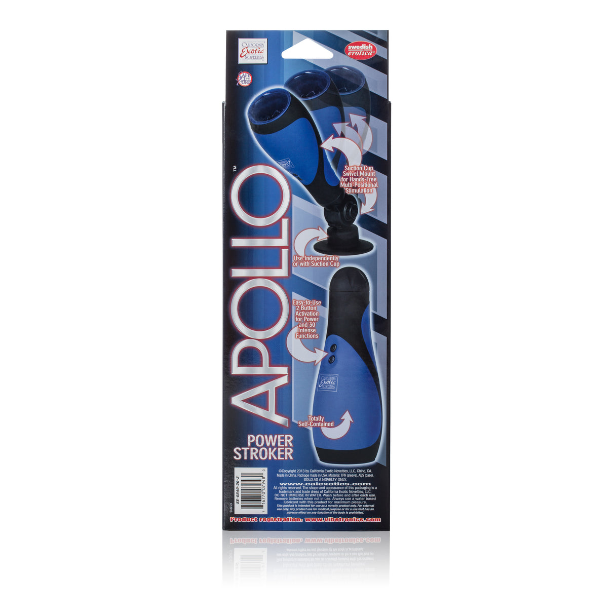Apollo Power Strokers - Blue by CalExotics
