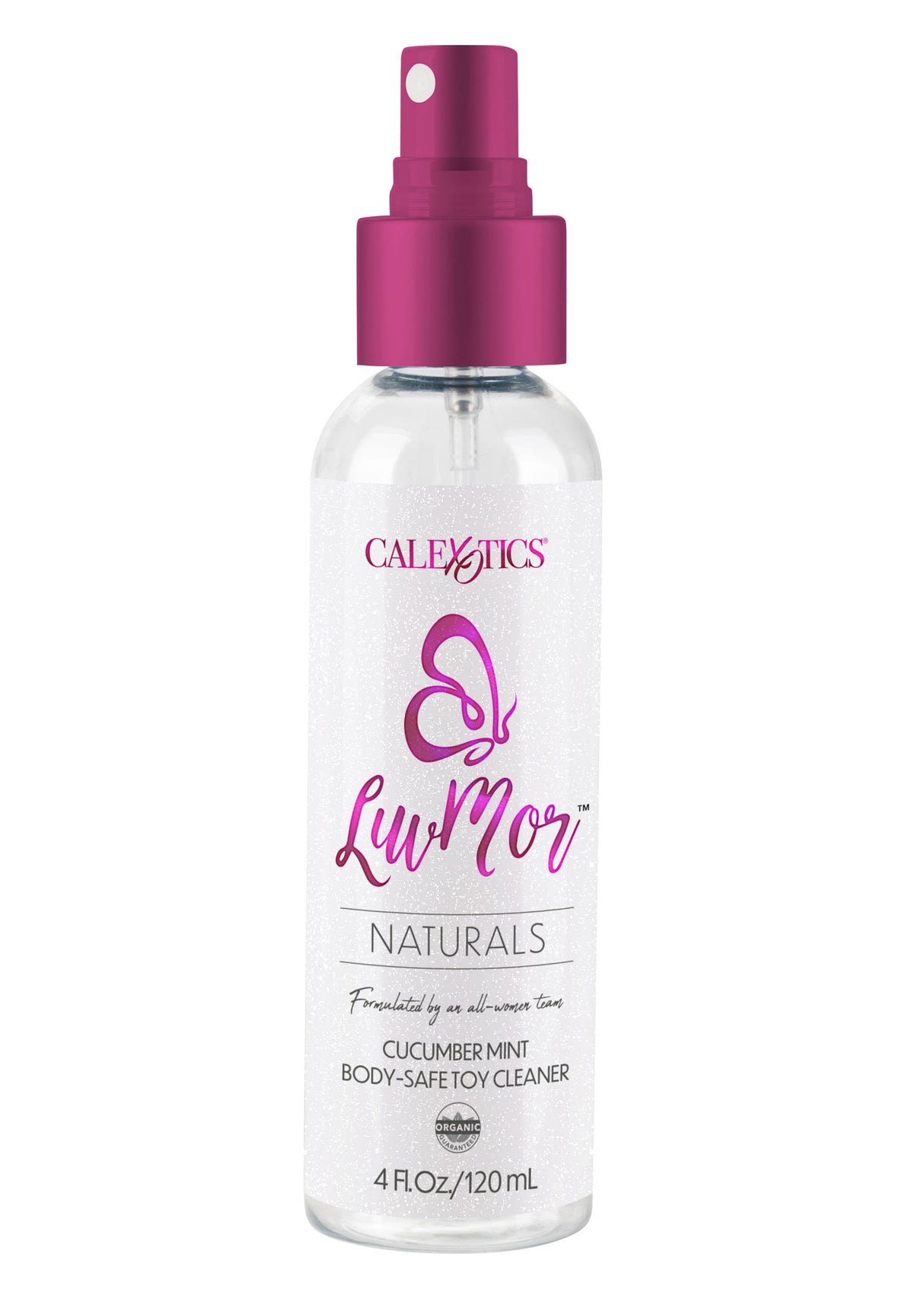 CalExotics LuvMor Naturals Cucumber Mint Toy Cleaner, 4 oz - SE0005001