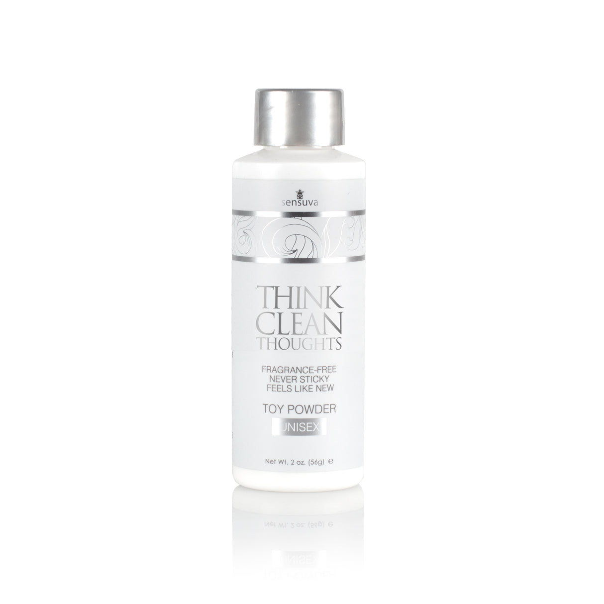 Sensuva Think Clean Thoughts Toy Powder — 2 oz - SEN-VL481