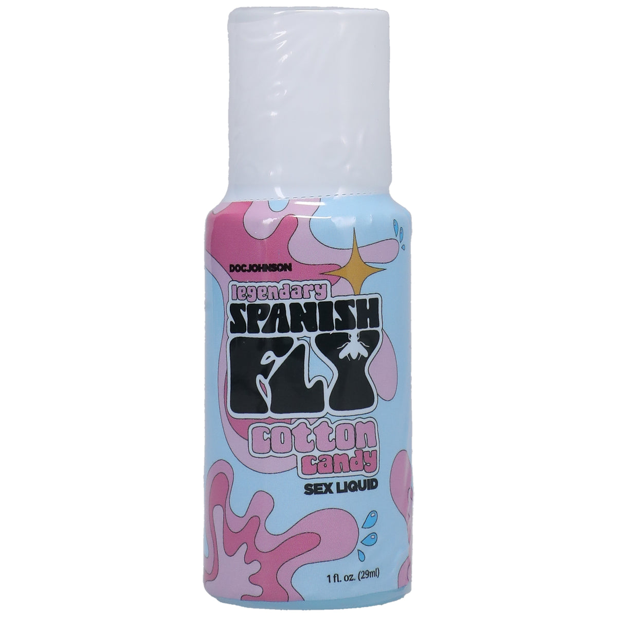 Doc Johnson Spanish Fly Cotton Candy Sex Drops, 1 oz - DJ1308-20-BU