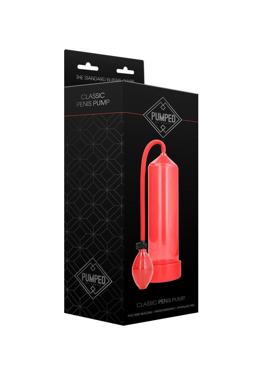 Shots Classic Penis Pump — Red - PMP-PMP001RED