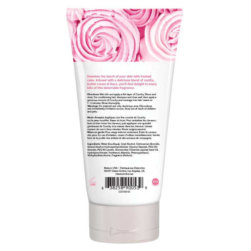 Coochy Shave Cream - Frosted Cake - 3.4 Oz by Classic Brands