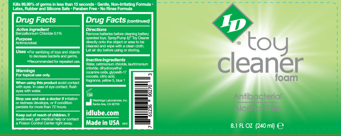 I.D. Lubricants Toy Cleaner Foam — 8.1 oz - ID-ZTY-08