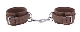 Sportsheets Signature Dawn Dream Ankle Cuffs — Brown - SS68106