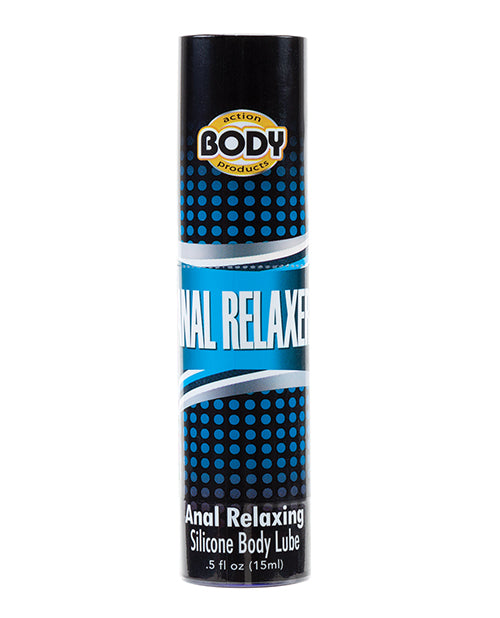 Body Action Anal Relaxer Silicone Lubricant - .5 oz by Body Action