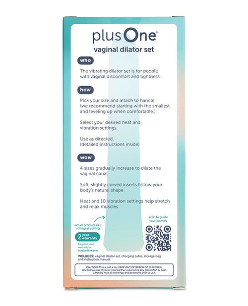 plusOne Vaginal Dilator Set by Beacon Wellness Brands