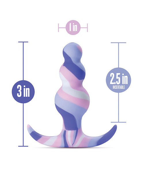 Avant Twilight Silicone Anal Plug — Blue