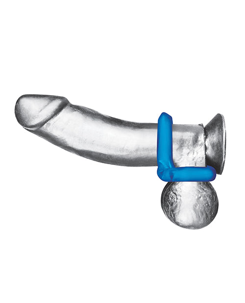 Blue Line C & B Dual Cock & Ball Stamina Enhancement Ring - Jelly Blue Pack of 2 by Blue Line