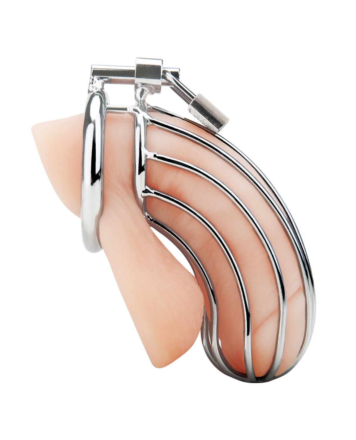 Blue Line Prisoner Cock Cage - Silver by Blue Line