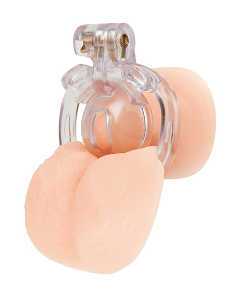 Acrylic See Thru Mini Cock Micro Chastity Cage by Blue Line