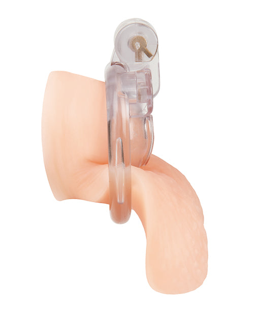 Acrylic See Thru Mini Cock Micro Chastity Cage by Blue Line