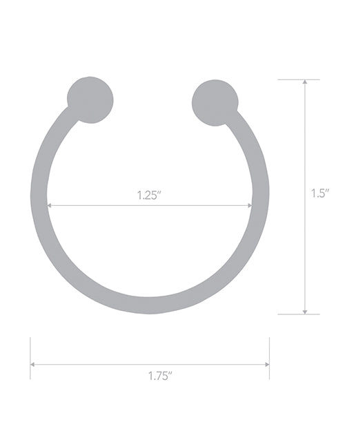 Blue Line Stainless Steel Bull Nose Glans Ring by Blue Line